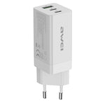 awei PD9 65W GaN 急速充電トラベルチャージャー、EUプラグ