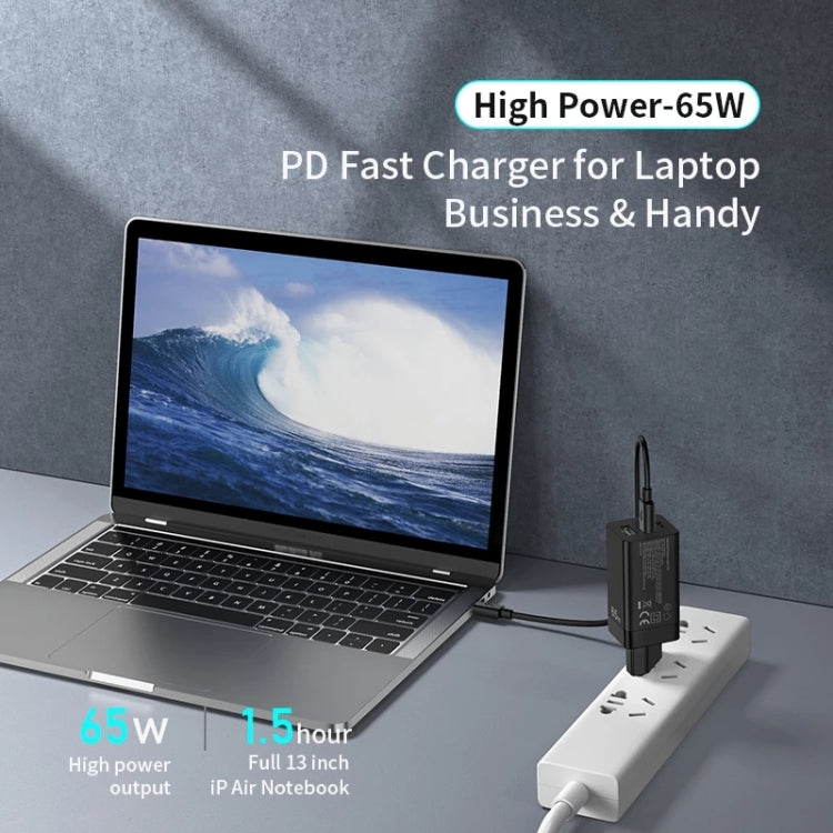 awei PD9 65W GaN 急速充電トラベルチャージャー、EUプラグ