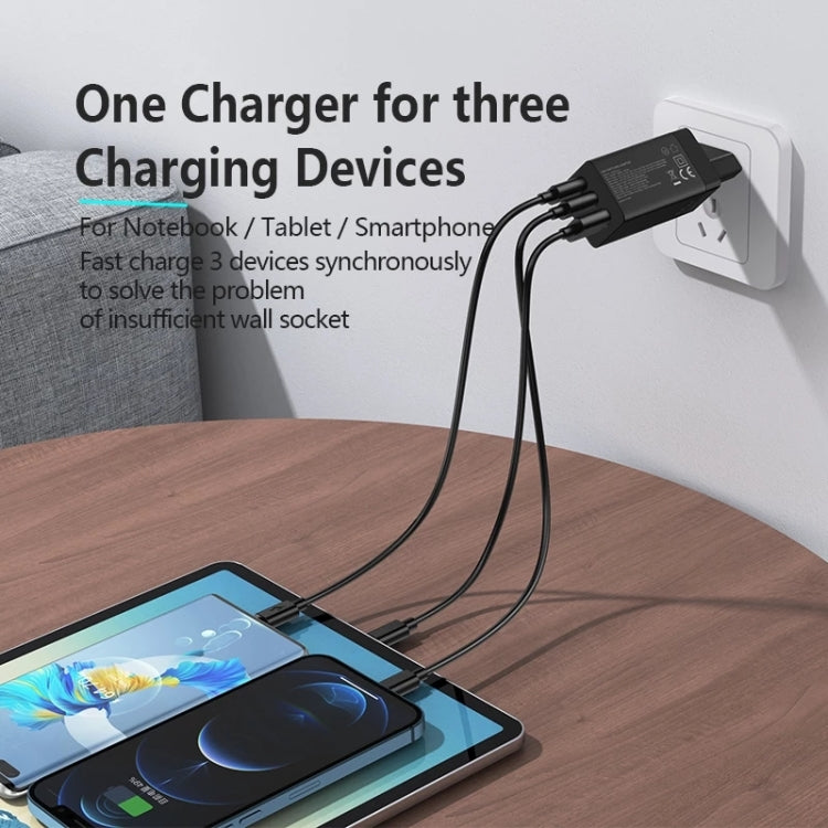 awei PD9 65W GaN 急速充電トラベルチャージャー、EUプラグ