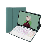 T07B-AS スキンフィール ペンスロット タッチパッド Bluetoothキーボード レザータブレットケース、iPad 9.7 2018＆2017 / Pro 9.7 / Air 2用、iPad 10.2 2021＆2020＆2019 / Air 2019 / Pro 10.5用、iPad Air 11 2025 / 2024 / Pro 11 2021＆2020＆2018用