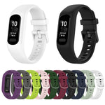 Solid Color Silicone Watch Band, For Garmin Smart 5