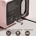 HM11 PLUS ポータブルHIFIミニレトロワイヤレスBluetoothスピーカー、HM11 PLUS（イエロー）、HM11 PLUS（ブラック）、HM11 PLUS（パープル）、HM11 PLUS（ピンク）、HM11 PLUS（グリーン）