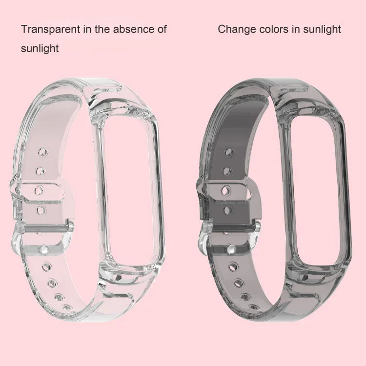 変色防止ライトTPUウォッチバンド、Samsung Galaxy Fit 2 SM-R220用