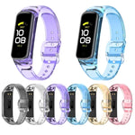 変色防止ライトTPUウォッチバンド、Samsung Galaxy Fit 2 SM-R220用