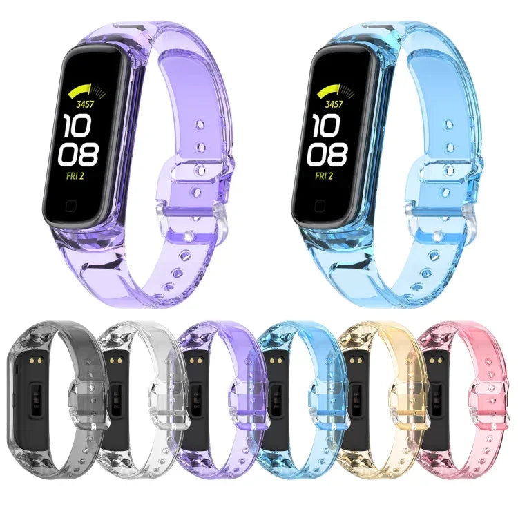 変色防止ライトTPUウォッチバンド、Samsung Galaxy Fit 2 SM-R220用