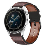 縫い糸本革ウォッチバンド Samsung Galaxy Watch 3 45mm用、Huawei Watch GT 3 46mm用