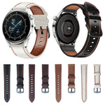 縫い糸本革ウォッチバンド Samsung Galaxy Watch 3 45mm用、Huawei Watch GT 3 46mm用