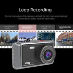 Anytek A60 車載 4インチ IPSスクリーン HD 1080P 170度広角 デュアルカメラ ADASドライビングレコーダー、A60
