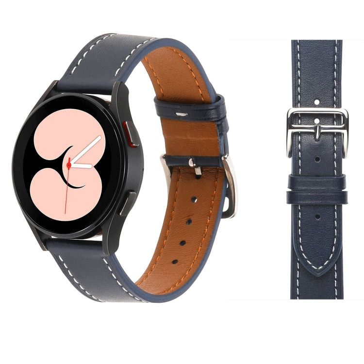 プレーン織り革ウォッチバンド、Samsung Galaxy Watch4 40mm / 44mm用