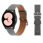 プレーン織り革ウォッチバンド、Samsung Galaxy Watch4 40mm / 44mm用