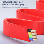 3イン1 USBから8ピン＋マイクロUSB＋USB-C / Type-C 伸縮充電ケーブル 携帯電話ホルダー付き