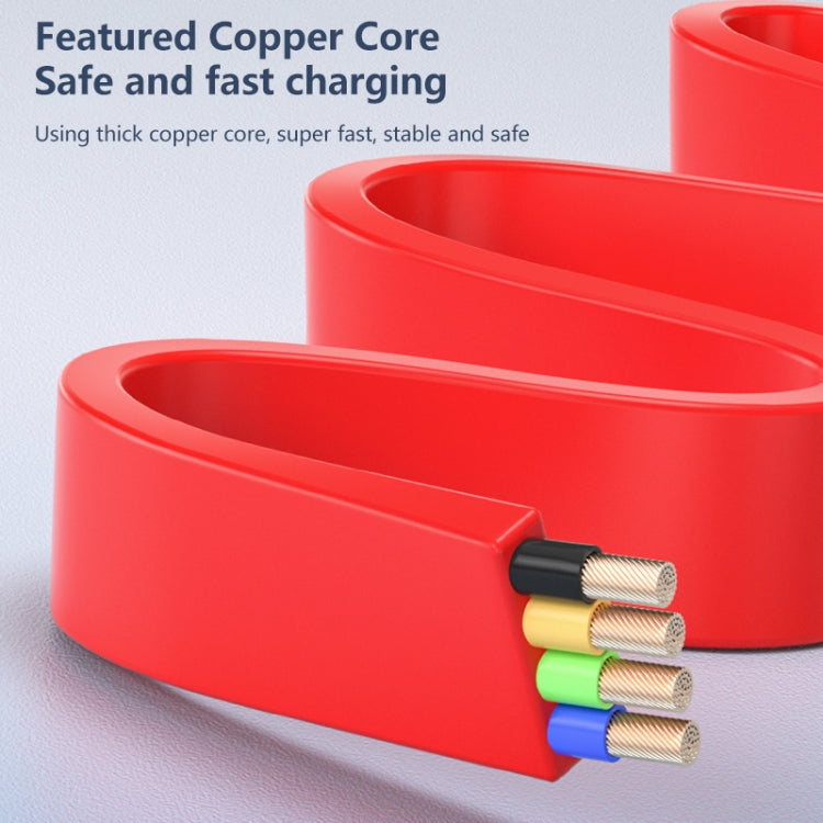 3イン1 USBから8ピン＋マイクロUSB＋USB-C / Type-C 伸縮充電ケーブル 携帯電話ホルダー付き