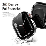 DUX DUCIS 電気めっきPCウォッチケース Apple Watchシリーズ用、Apple Watchシリーズ 9 / 8 / 7 45mm用