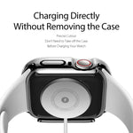DUX DUCIS 電気めっきPCウォッチケース Apple Watchシリーズ用、Apple Watchシリーズ 9 / 8 / 7 45mm用