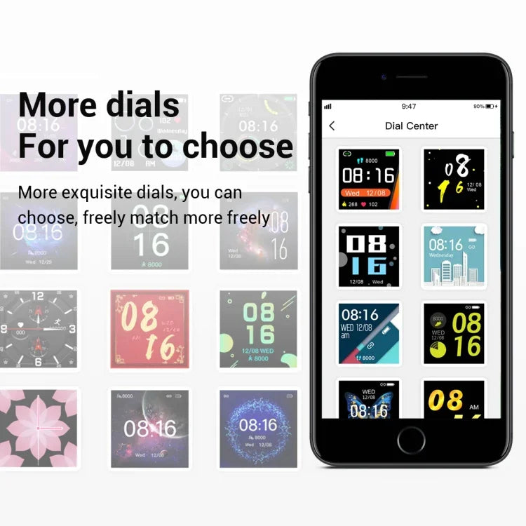 Z11 1.54インチ IPSスクリーンスマートウォッチ、睡眠モニター / Bluetooth写真撮影 / 心拍数モニター / 血圧モニター対応