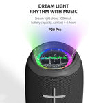 HOPESTAR P20 Pro 防水ワイヤレスBluetoothスピーカー、P20 Pro（グレー）、P20 Pro（ブルー）、P20 Pro（ブラック）、P20 Pro（レッド）