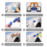 36 in 1 12V Car Cigarette Lighter Plug Paintless Dent Puller, 36 in 1 Black Puller