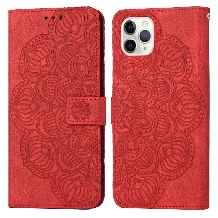 Mandala Embossed Flip Leather Phone Case, For iPhone 11 Pro Max, For iPhone X / XS, For iPhone XR, For iPhone XS Max, For iPhone SE 2022 / 2020 / 8 / 7, For iPhone 7 Plus / 8 Plus
