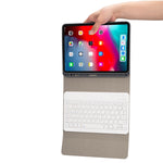 布地テクスチャー 着脱式 マグネット Bluetoothキーボード 横開き レザーケース iPad Pro 11 2020 / 2018用 ホルダー＆ペンスロット付き, RK11, RK11D バックライト