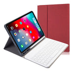 布地テクスチャー 着脱式 マグネット Bluetoothキーボード 横開き レザーケース iPad Pro 11 2020 / 2018用 ホルダー＆ペンスロット付き, RK11, RK11D バックライト