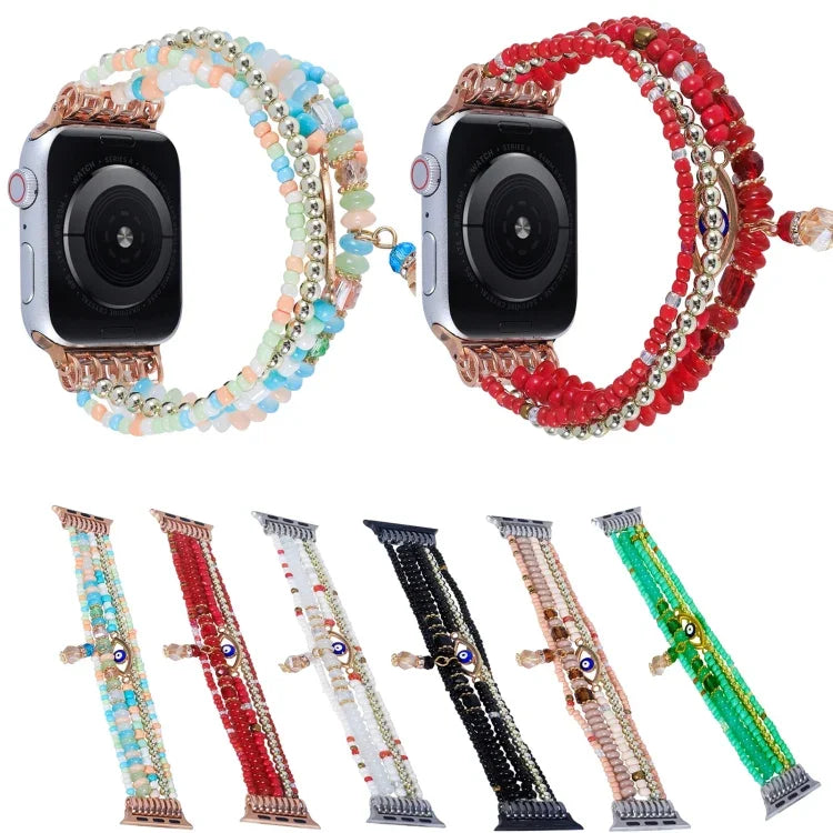 アイビーズチェーンウォッチバンド Apple Watchシリーズ用、7 41mm / 6&SE&5&4 40mm / 3&2&1 38mm、7 45mm / 6&SE&5&4 44mm / 3&2&1 42mm