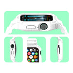 一体型TPUウォッチバンド Apple Watchシリーズ用、7 41mm / 6&SE&5&4 40mm / 3&2&1 38mm、7 45mm / 6&SE&5&4 44mm / 3&2&1 42mm