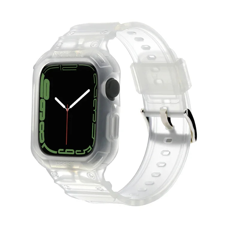 一体型TPUウォッチバンド Apple Watchシリーズ用、7 41mm / 6&SE&5&4 40mm / 3&2&1 38mm、7 45mm / 6&SE&5&4 44mm / 3&2&1 42mm