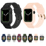 一体型TPUウォッチバンド Apple Watchシリーズ用、7 41mm / 6&SE&5&4 40mm / 3&2&1 38mm、7 45mm / 6&SE&5&4 44mm / 3&2&1 42mm