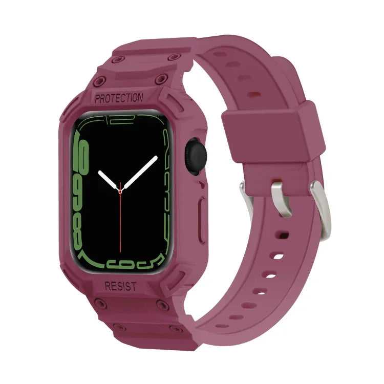 一体型TPUウォッチバンド Apple Watchシリーズ用、7 41mm / 6&SE&5&4 40mm / 3&2&1 38mm、7 45mm / 6&SE&5&4 44mm / 3&2&1 42mm