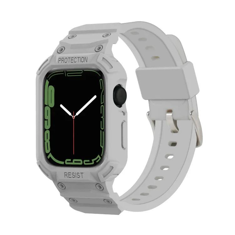 一体型TPUウォッチバンド Apple Watchシリーズ用、7 41mm / 6&SE&5&4 40mm / 3&2&1 38mm、7 45mm / 6&SE&5&4 44mm / 3&2&1 42mm
