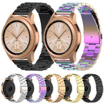 46mm 三連パール スチールウォッチストラップ、Galaxy Watch用