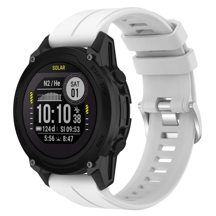 For Garmin Descent G1 / Forerunner 745/945/935 / Approach S62 Solid Color Silicone Watch Band