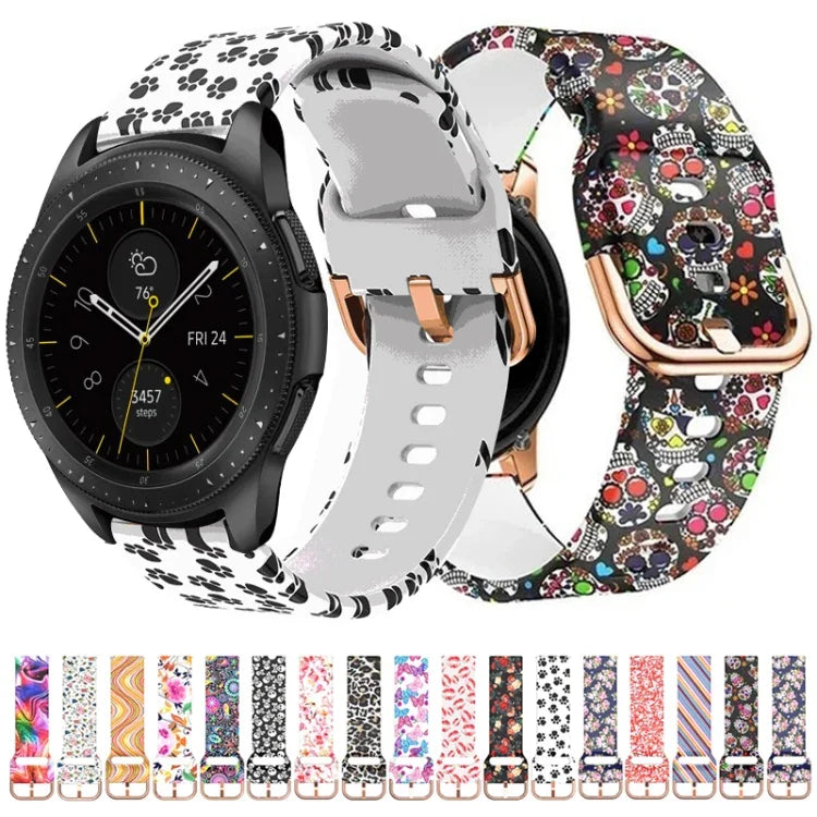46mm シリコンプリントストラップ, Galaxy Watch用