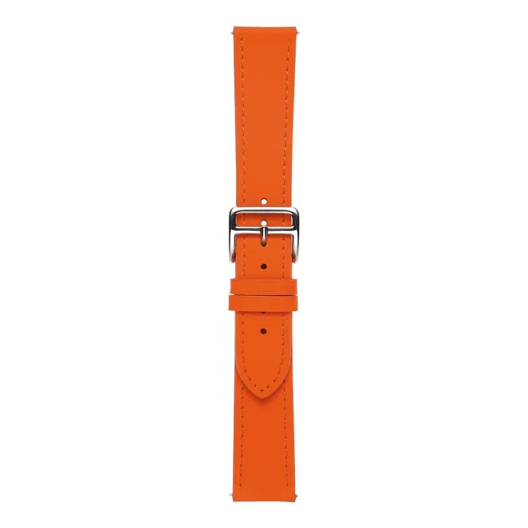 プレーン織り本革ウォッチバンド、Samsung Galaxy Watch4 20mm用、Huawei Watch GT 3 Pro 22mm用
