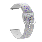 透明プリントTPUシリコンウォッチバンド、Samsung Galaxy Watch4 20mm用、Huawei Watch GT 3 Pro 22mm用