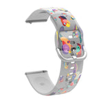 透明プリントTPUシリコンウォッチバンド、Samsung Galaxy Watch4 20mm用、Huawei Watch GT 3 Pro 22mm用