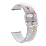 透明プリントTPUシリコンウォッチバンド、Samsung Galaxy Watch4 20mm用、Huawei Watch GT 3 Pro 22mm用