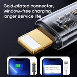 JOYROOM S-UL012A12 USB-A から 8ピン 2.4A 同期データケーブル、1.2m USB-A から 8ピン