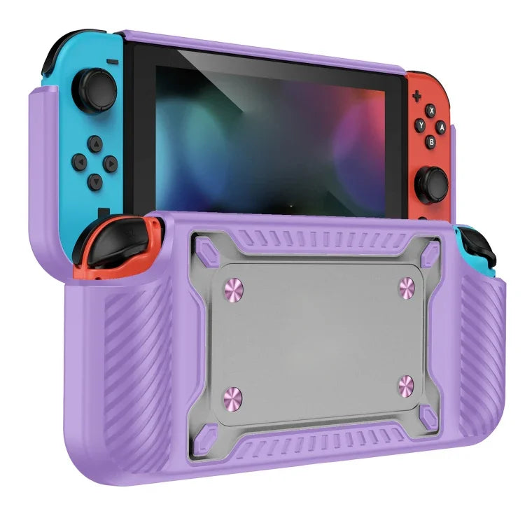 Switch OLED用ゲームハンドル ゲームパッド TPU+PC保護ケース