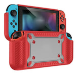 Switch OLED用ゲームハンドル ゲームパッド TPU+PC保護ケース