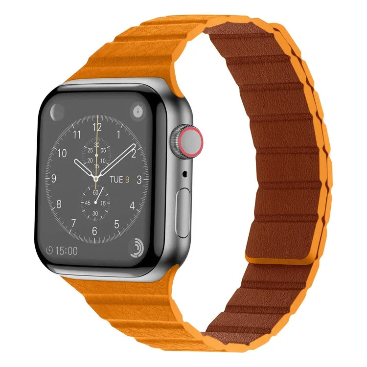 強力マグネットレザーワッチバンド Apple Watchシリーズ用, 7 41mm / 6&SE&5&4 40mm / 3&2&1 38mm, 7 45mm / 6&SE&5&4 44mm / 3&2&1 42mm