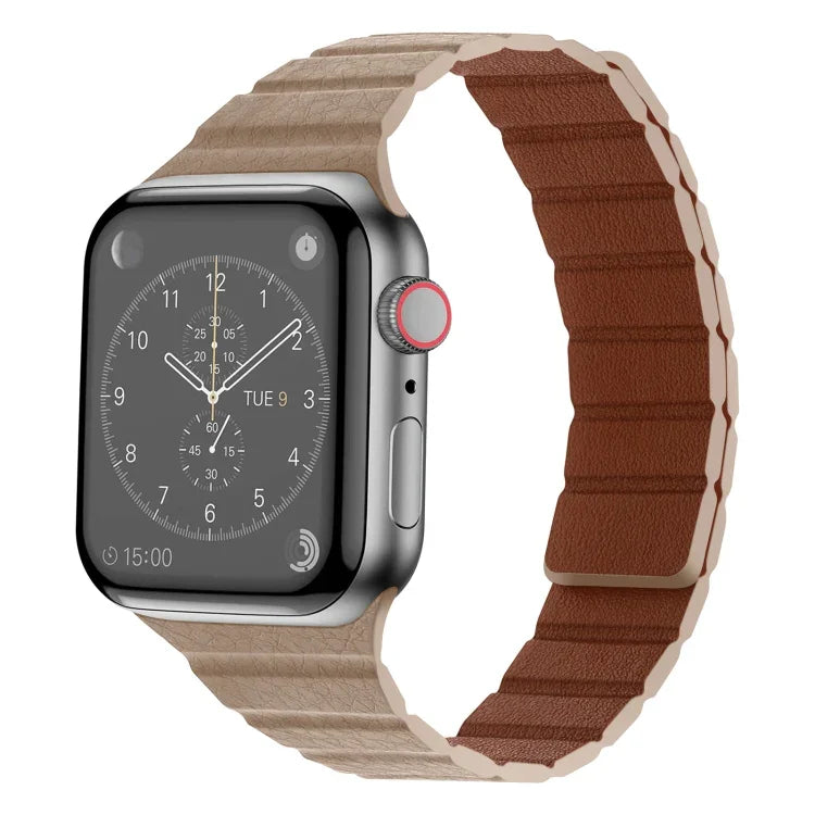 強力マグネットレザーワッチバンド Apple Watchシリーズ用, 7 41mm / 6&SE&5&4 40mm / 3&2&1 38mm, 7 45mm / 6&SE&5&4 44mm / 3&2&1 42mm