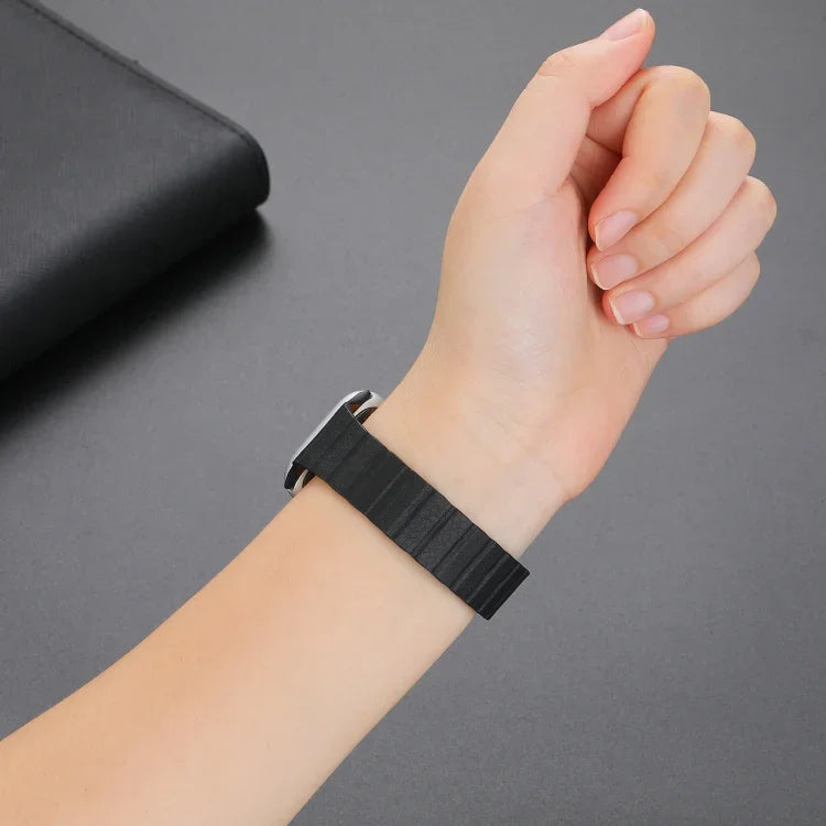 強力マグネットレザーワッチバンド Apple Watchシリーズ用, 7 41mm / 6&SE&5&4 40mm / 3&2&1 38mm, 7 45mm / 6&SE&5&4 44mm / 3&2&1 42mm