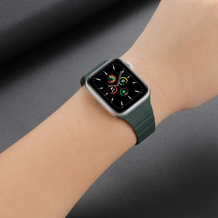 強力マグネットレザーワッチバンド Apple Watchシリーズ用, 7 41mm / 6&SE&5&4 40mm / 3&2&1 38mm, 7 45mm / 6&SE&5&4 44mm / 3&2&1 42mm