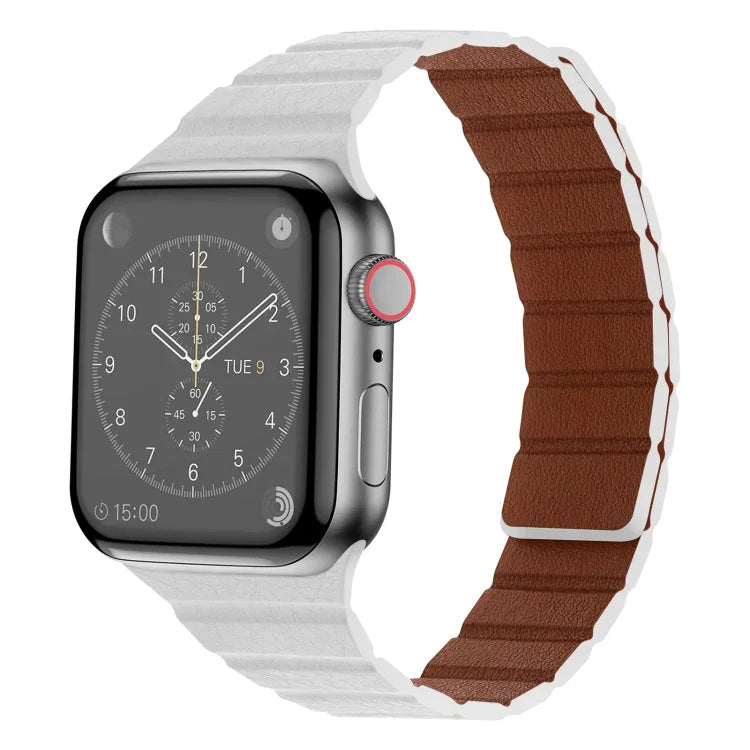 強力マグネットレザーワッチバンド Apple Watchシリーズ用, 7 41mm / 6&SE&5&4 40mm / 3&2&1 38mm, 7 45mm / 6&SE&5&4 44mm / 3&2&1 42mm