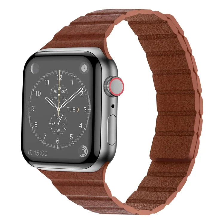 強力マグネットレザーワッチバンド Apple Watchシリーズ用, 7 41mm / 6&SE&5&4 40mm / 3&2&1 38mm, 7 45mm / 6&SE&5&4 44mm / 3&2&1 42mm