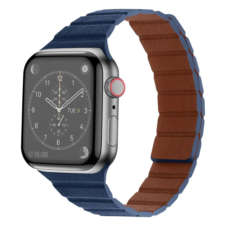 強力マグネットレザーワッチバンド Apple Watchシリーズ用, 7 41mm / 6&SE&5&4 40mm / 3&2&1 38mm, 7 45mm / 6&SE&5&4 44mm / 3&2&1 42mm
