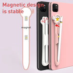 スタイラスシリコン磁気カートゥーンペンホルダー、Apple Pencil 1/2用