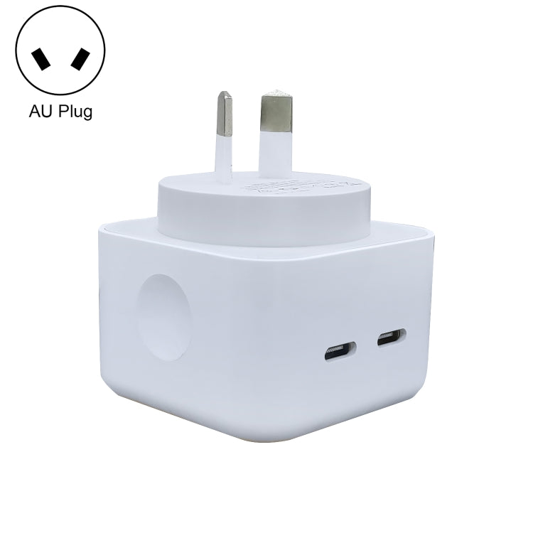 SDC-40W デュアルPD USB-C / Type-C 充電器 iPhone / iPadシリーズ用、AUプラグ
