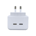 SDC-40W デュアルPD USB-C / Type-C 充電器 iPhone / iPadシリーズ用、AUプラグ